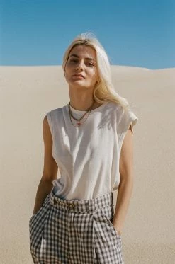 Thrills Co. Hemp Paper Rib Tank - Tofu