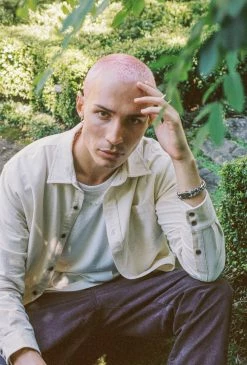 Thrills Co. Ops Oversized Long Sleeve Flannel Shirt - Unbleached Shirts