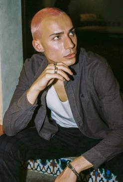 Thrills Co. Shirts Ops Oversized Long Sleeve Flannel Shirt - Plum