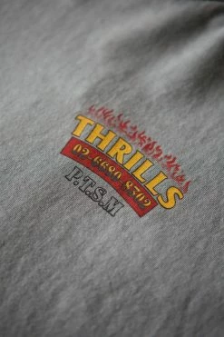Thrills Co. Tees & Tank Tops Wings Of Fire Merch Fit Long Sleeve Tee - Washed Grey