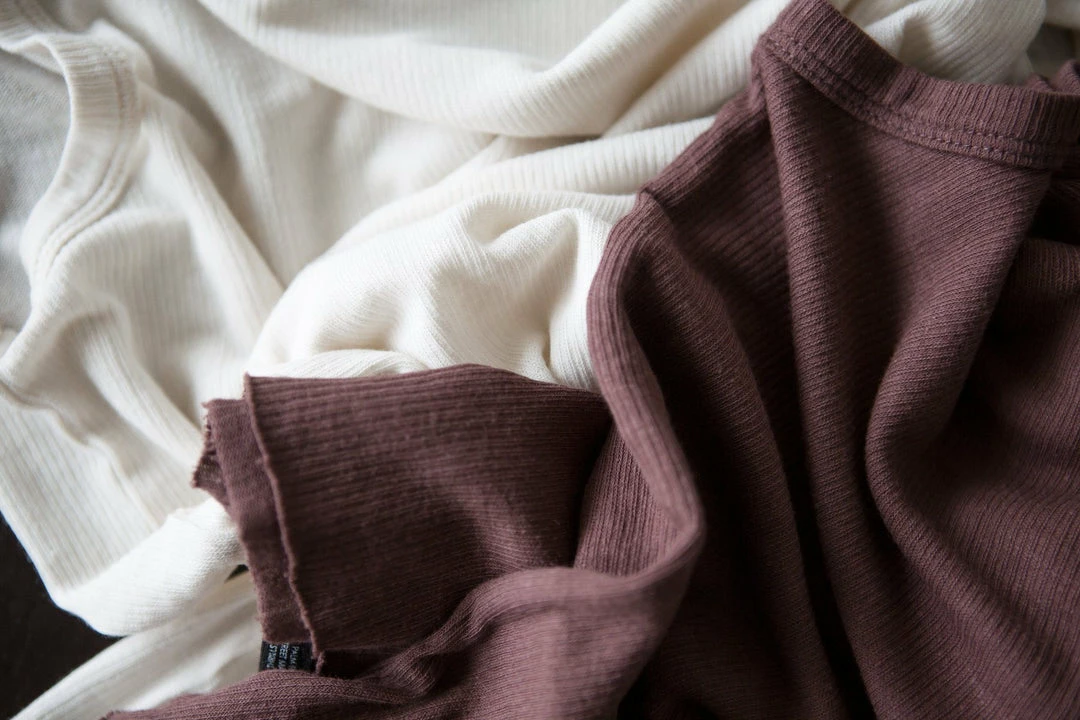 Thrills Co. Hemp Paper Rib Tee - Tofu 7 Thrills Co. Hemp Paper Rib Tee - Tofu