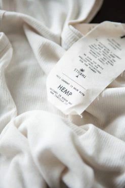 Thrills Co. Hemp Paper Rib Tank - Tofu