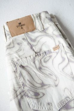 Thrills Co. 1% For The Planet Marbled Paradise Pant - Tofu 24 Thrills Co. 1% For The Planet Marbled Paradise Pant - Tofu