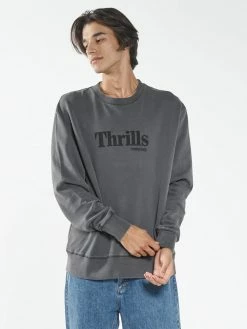Thrills Co. OPS Oversize Fit Crew - Merch Black