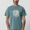 Thrills Co. Natural Daisy Merch Fit Tee - Cedar Green New Arrivals 2 Thrills Co. Natural Daisy Merch Fit Tee - Cedar Green New Arrivals