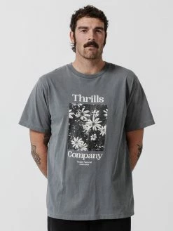 Thrills Co. Efflorescence Merch Fit Tee - Washed Black