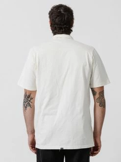 Thrills Co. New Arrivals Super Natural Bowling Shirt - Heritage White