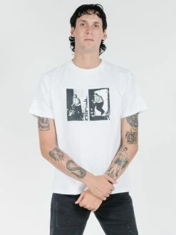 Thrills Co. Dennes Merch Fit Tee - Vintage White Tees & Tank Tops