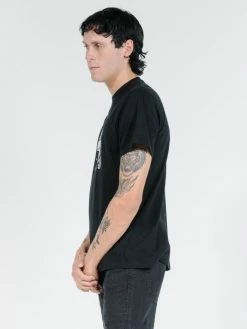 Thrills Co. Tees & Tank Tops Dennes Merch Fit Tee - Black