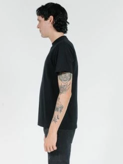 Thrills Co. Tees & Tank Tops Lux Merch Fit Tee - Black