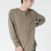 Thrills Co. Liste Long Sleeve Henley - Desert Tees & Tank Tops