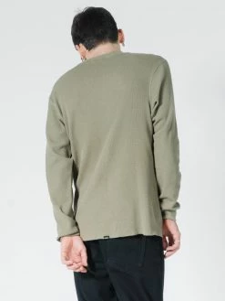 Thrills Co. Tees & Tank Tops OPS Waffle Long Sleeve - Military
