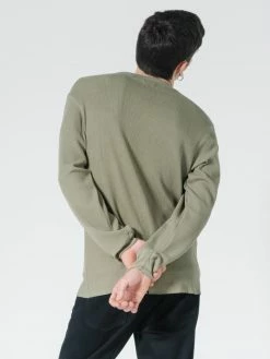 Thrills Co. Tees & Tank Tops OPS Waffle Long Sleeve - Military