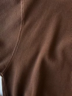 Thrills Co. OPS Waffle Long Sleeve - Tobacco Tees & Tank Tops