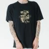 Thrills Co. Hidden Paradise Merch Fit Tee - Black Tees & Tank Tops