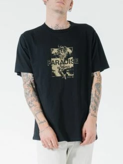 Thrills Co. Hidden Paradise Merch Fit Tee - Black Tees & Tank Tops