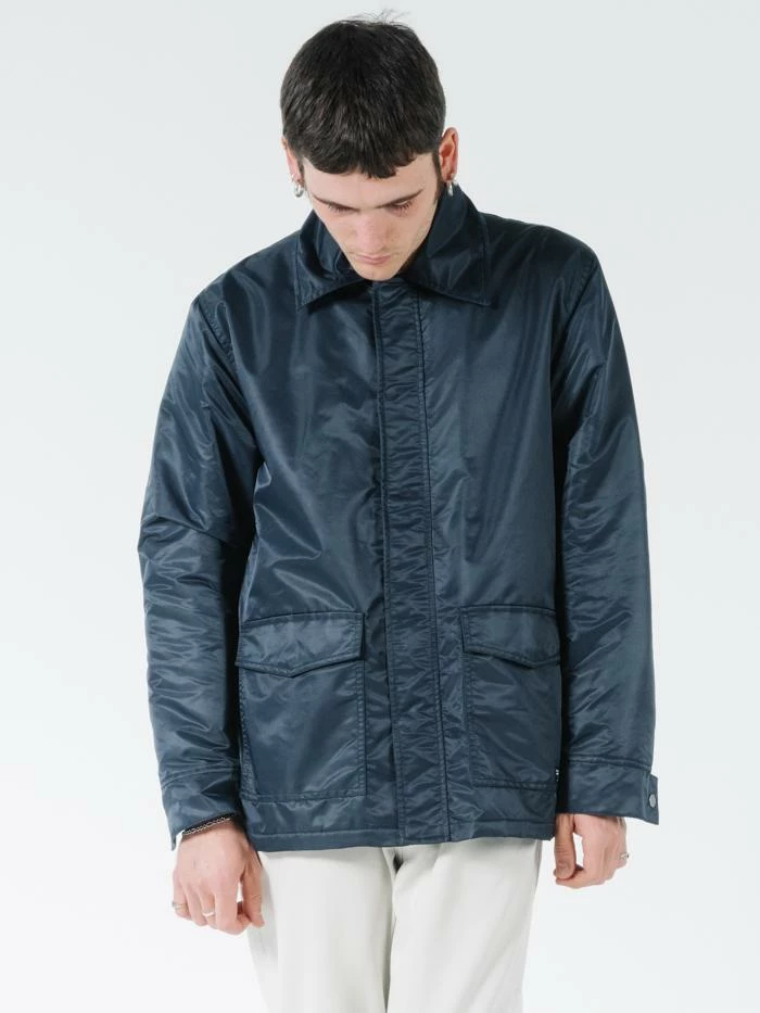 Thrills Co. Jackets Station Jacket - Washed Navy 5 Thrills Co. Jackets Station Jacket - Washed Navy