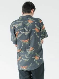 Thrills Co. Shirts Scorpion Island Short Sleeve Shirt - Black