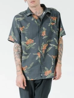 Thrills Co. Shirts Scorpion Island Short Sleeve Shirt - Black