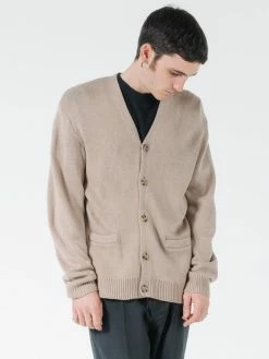 Thrills Co. Pennyroyal Cardigan - Vintage Khaki Sweaters & Fleece