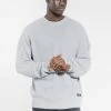 Thrills Co. Sweaters & Fleece Liste Rib Crew Knit - Grey Marle