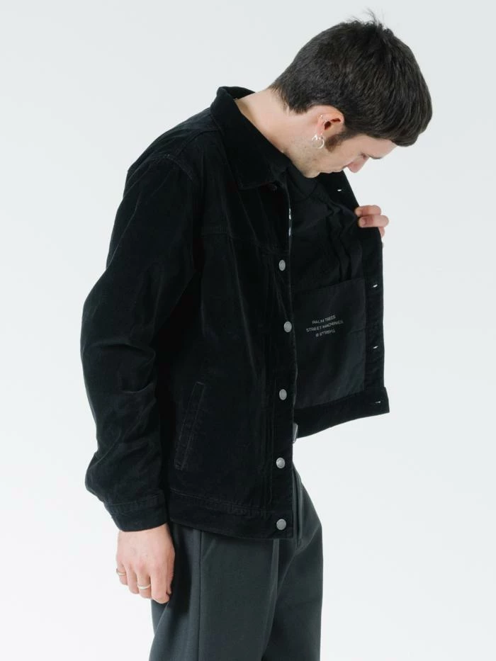 Thrills Co. Jackets Ride On Jacket - Black 5 Thrills Co. Jackets Ride On Jacket - Black