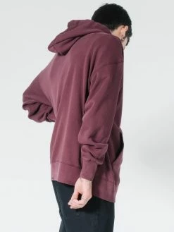 Thrills Co. Minimal Thrills Slouch Pull On Hood - Blood Red Sweaters & Fleece