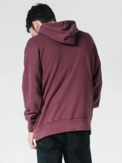 Thrills Co. Minimal Thrills Slouch Pull On Hood - Blood Red Sweaters & Fleece