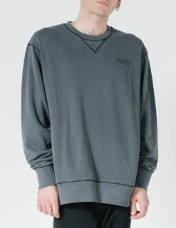 Thrills Co. OPS Oversized Crew - Merch Black Sweaters & Fleece