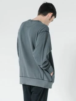 Thrills Co. OPS Oversized Crew - Merch Black Sweaters & Fleece 9 Thrills Co. OPS Oversized Crew - Merch Black Sweaters & Fleece