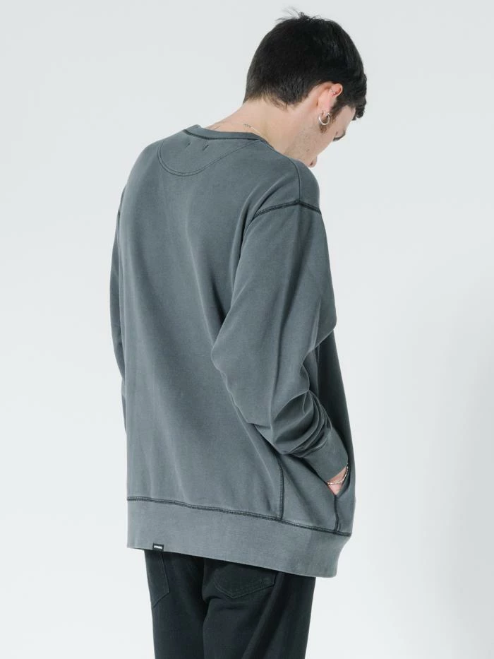 Thrills Co. OPS Oversized Crew - Merch Black Sweaters & Fleece 6 Thrills Co. OPS Oversized Crew - Merch Black Sweaters & Fleece