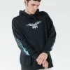Thrills Co. Gateway Slouch Pull On Hood - Black Sweaters & Fleece