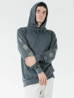 Thrills Co. Recovery Slouch Pull On Hood - Merch Black Sweaters & Fleece