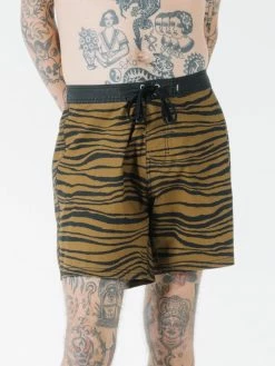 Thrills Co. Disrupted Paradise Boardshort - Palm Bronze Sale