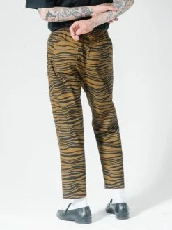 Thrills Co. Pants Disrupted Paradise Chopped Elastic Surf Pant - Palm Bronze