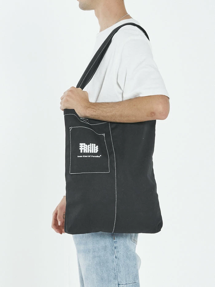 Thrills Co. Infinite Thrills Tote Bag - Washed Black 3 Thrills Co. Infinite Thrills Tote Bag - Washed Black