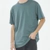 Thrills Co. Tees & Tank Tops Hemp Thrills Embro Merch Fit Tee - Vintage Teal