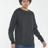 Thrills Co. Hemp Thrills Embro Merch Fit Long Sleeve Tee - Black