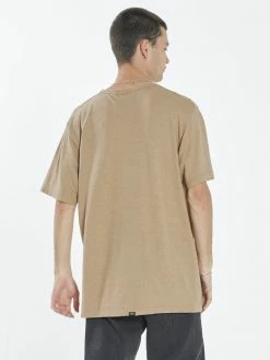 Thrills Co. Hemp Thrills Stamp Light Merch Fit Tee - Sand Tees & Tank Tops