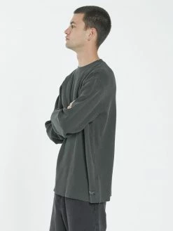 Thrills Co. Tees & Tank Tops OPS Waffle Long Sleeve - Oil Green