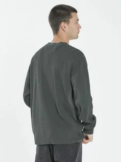 Thrills Co. Tees & Tank Tops OPS Waffle Long Sleeve - Oil Green