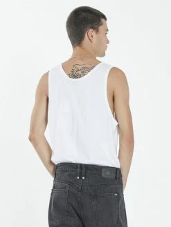 Thrills Co. Endless Merch Fit Tank - White Tees & Tank Tops