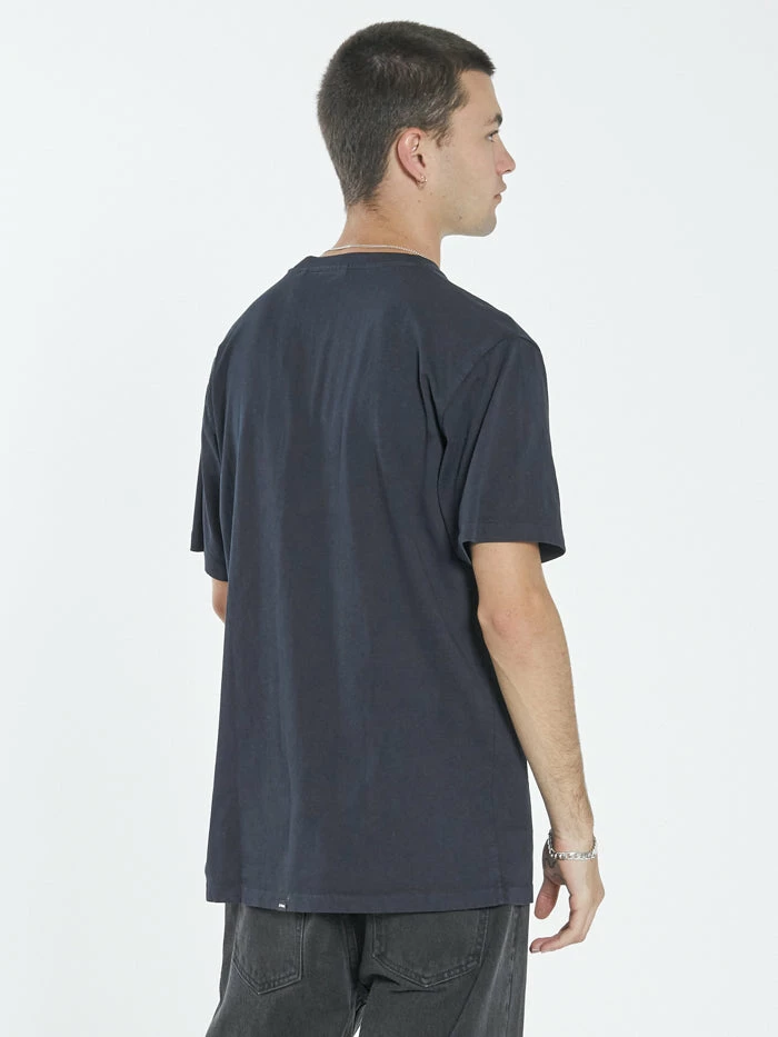 Thrills Co. Euphoria Merch Fit Tee - Dark Navy 4 Thrills Co. Euphoria Merch Fit Tee - Dark Navy
