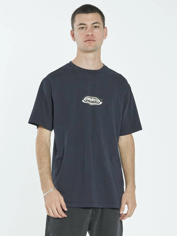 Thrills Co. Euphoria Merch Fit Tee - Dark Navy 3 Thrills Co. Euphoria Merch Fit Tee - Dark Navy