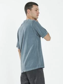 Thrills Co. Tees & Tank Tops Eagle Badge Merch Fit Tee - Airforce Blue