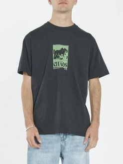 Thrills Co. Tees & Tank Tops Chaos Merch Fit Tee - Black