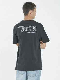 Thrills Co. Forget Me Not Merch Fit Tee - Washed Black