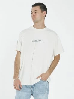 Thrills Co. Narcissus Merch Fit Tee - Heritage White Tees & Tank Tops