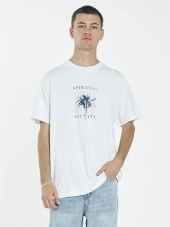 Thrills Co. Spiritual Security Merch Fit Tee - White