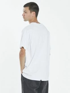 Thrills Co. Speed Metal Merch Fit Tee - White Tees & Tank Tops